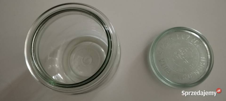 Unikat Słój Wecka 1 l Huta Szkła Łużyce w mazowieckie Warszawa
