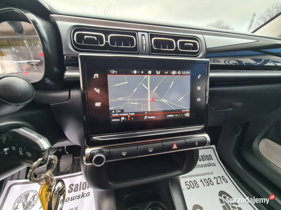 Citroen C3 Navi PDC Klimatronik Led Asystent C3 Wągrowiec