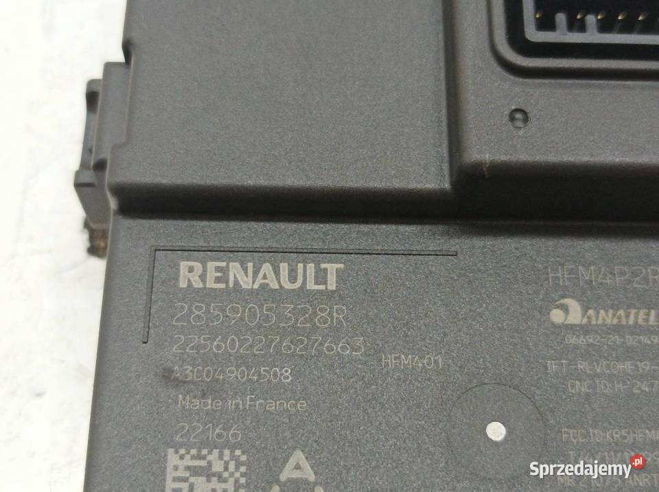 MODUŁ ECU 285905328R Dacia Sandero III 2020 Komputery
