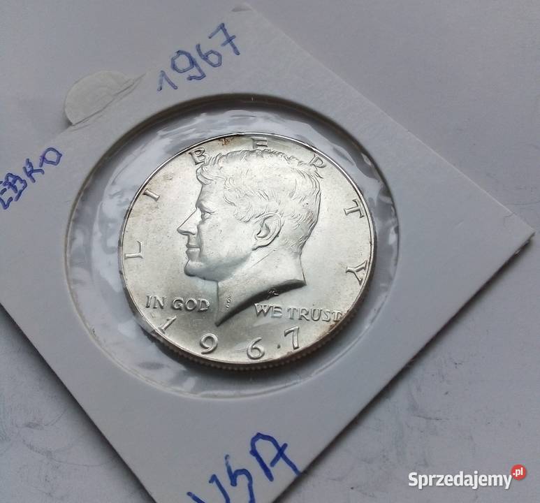 USAHALF DOLLAR1967 r SREBRO 400 KENEDY mazowieckie Legionowo