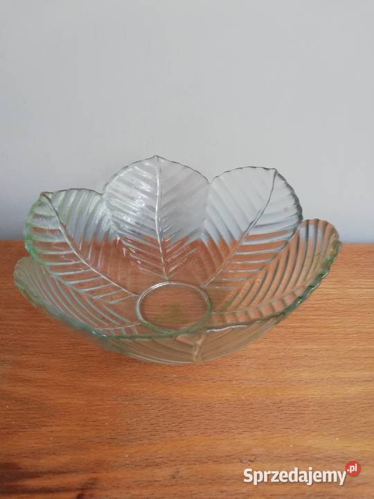 Szklana misaVintage PRL mazowieckie Warszawa sprzedam