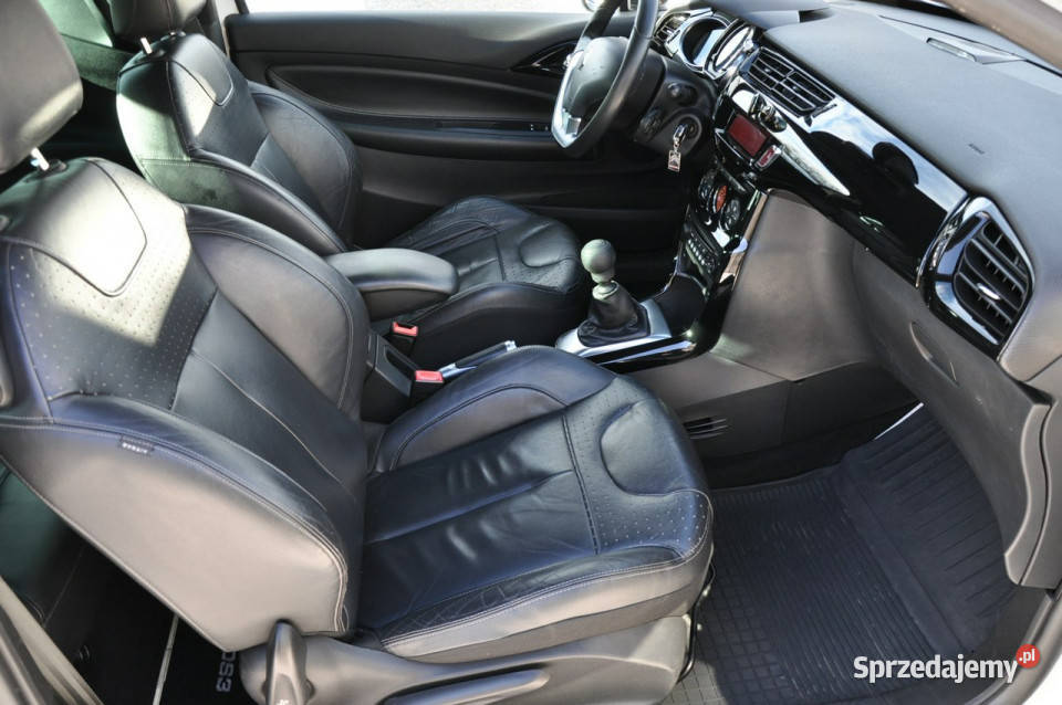 Citroen DS3 16 156 LED Skóra Czarna podsufitka przyciemniane szyby DS3 Dąbrowa Górnicza sprzedam