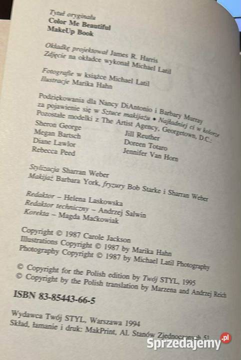 Sztuka makijażu Carole Jackson Poznań