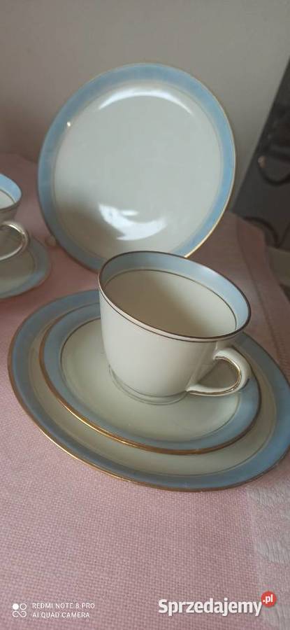 Filiżanka z talerzykiem deserowym Kjbenhavn Gdańsk