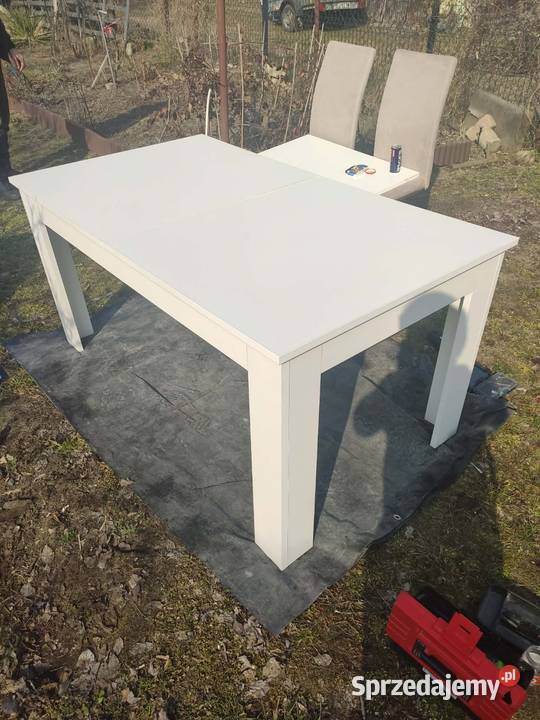 Stół kuchenny rozkładany 4 krzesła 78cm Rzepin