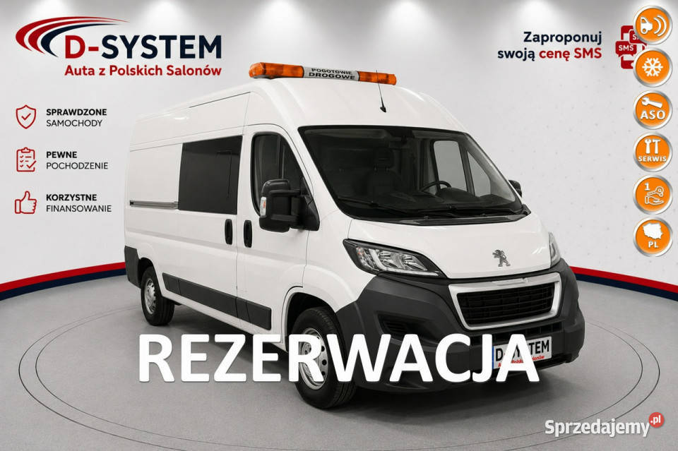 Peugeot Boxer 18r LONG Furgon Brygadówka Białystok sprzedam