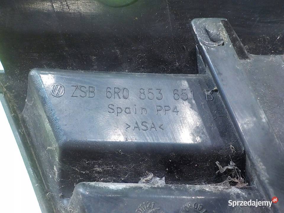 VW POLO V 6R 12 B 11r atrapa grill 6R0853651