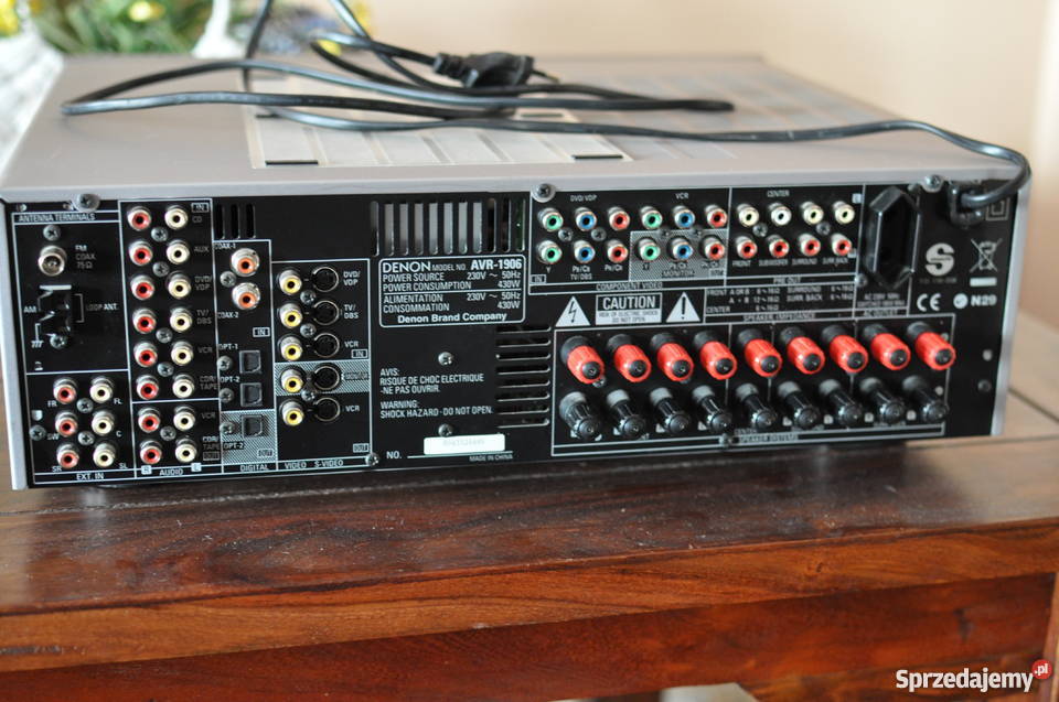 Amplituner DENON AVR1906 71 z pilotem stan