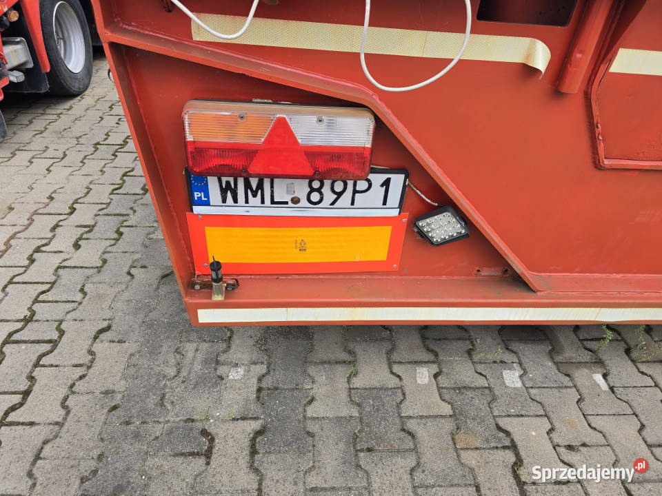 Naczepa niskopodwoziowa NICOLAS B4763D ładowność Rudolfowo