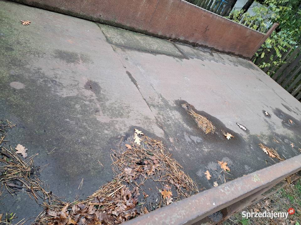 Przyczepa jednoosiowa wywrotka na tył Gizałki