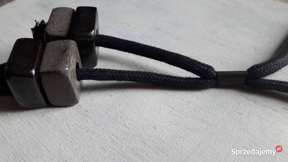 Naszyjnik ceramiczny ręcznie wykonany Otwock sprzedam