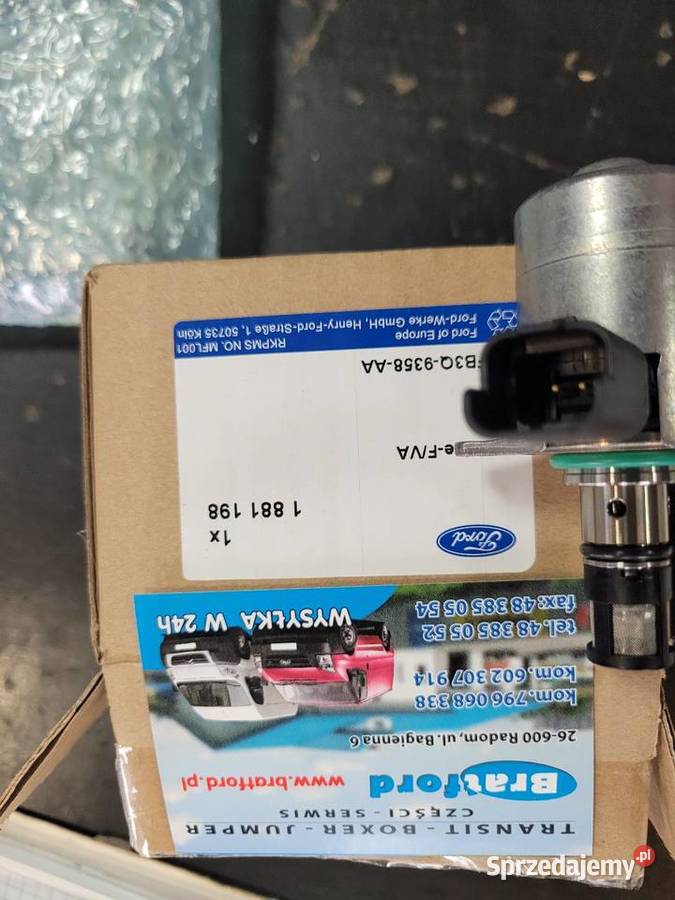 Czujnik Zawór ciśnienia Citron 98057468880 dostawcze Radom