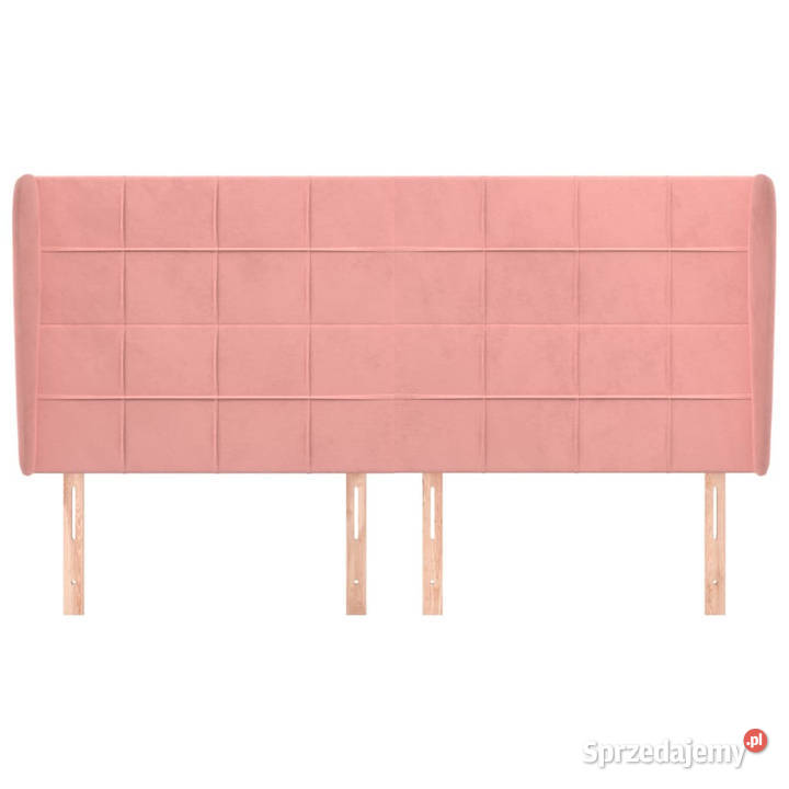 Zagłówek uszak różowy 203x23x118128 aksamit Warszawa sprzedam