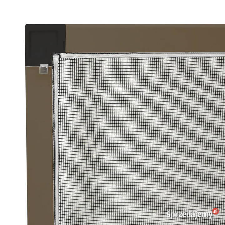 Moskitiera okienna brązowa 80x100 WM153833 Warszawa