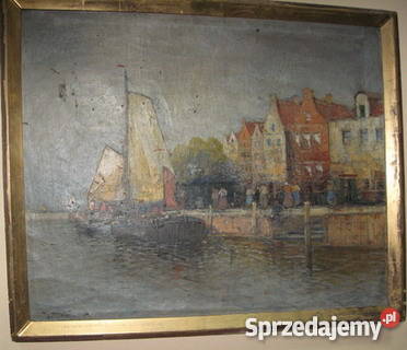Wagner Johan 1866 1940 Pejzaż nadwodny Poznań