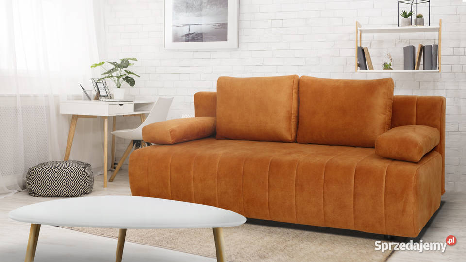 Sofa,kanapa rozkładana z funkcją spania do salonu Domino