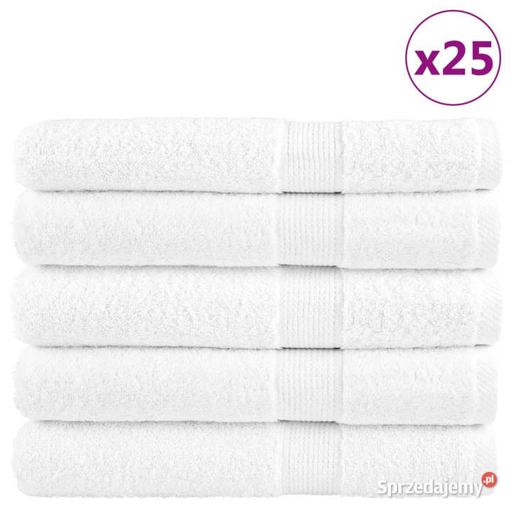 Ręczniki premium SOLUND 25 białe 100x200 600 g Warszawa