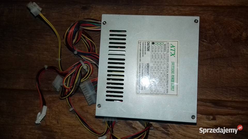 Zasilacz PC ATX 300W i 350W do wyboru NOWE Serwerowe Gdańsk sprzedam