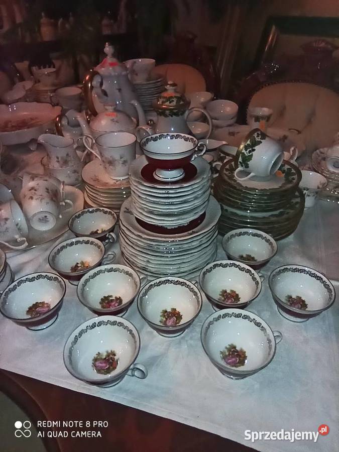 Filiżanka z talerzykiem Alka Import pomorskie Gdańsk sprzedam