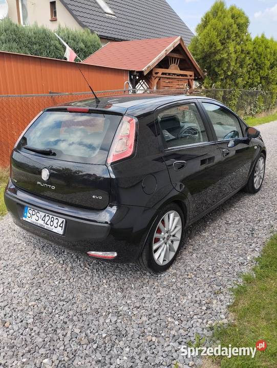 Fiat Punto Evo 125 benzyna 2010 Rok produkcji 2010 Rybnik