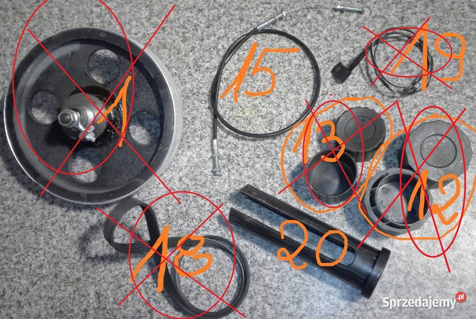 Rowerek stacjonarny R210 NA CZĘŚCIosłony nowe Bielsko-Biała
