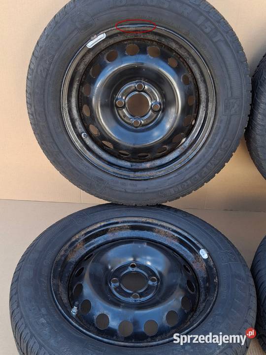 DACIA RENAULT KOŁA ZIMOWE 15 4X100 6J ET40 Bieleń