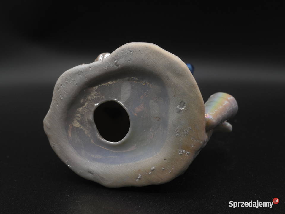 Porcelanowa figurka delfiny Porcelana i szkło Raszków