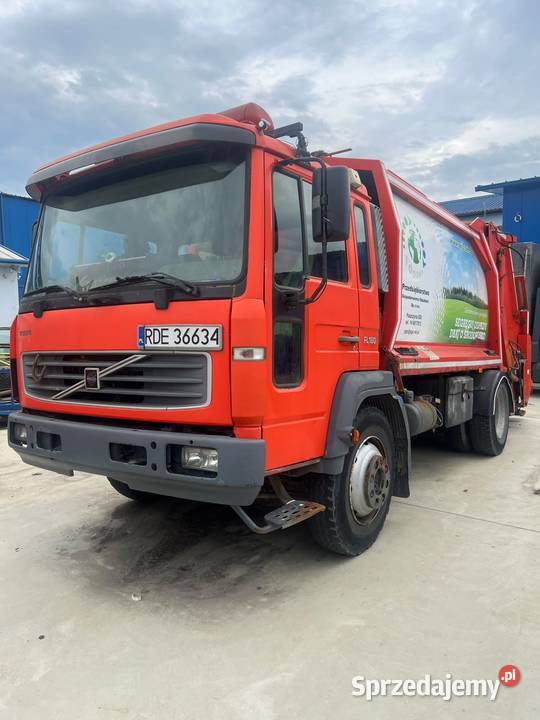 Volvo FL6 L180 E3 120t śmieciarka Śmieciarki Paszczyna sprzedam