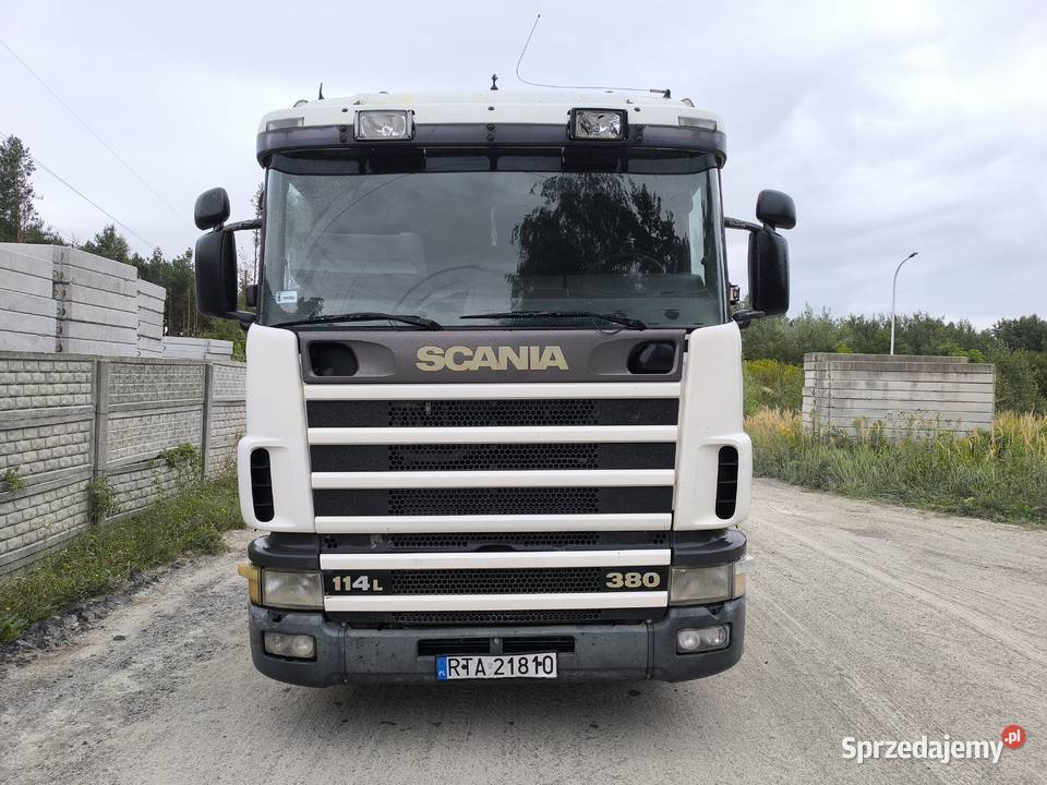 Scania 114 L 380 hydraulika 2000 opony 70 ASR (kontrola trakcji) podkarpackie Tarnobrzeg