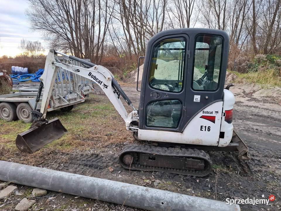 Minikoparka BOBCAT E16 2011 Elbląg sprzedam