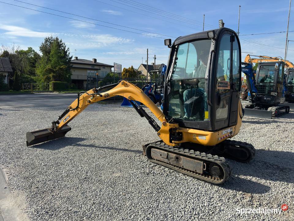 JCB 8018CTS JCB 8018 Mini koparka JCB 8018 z Koparko ładowarki łódzkie Złoczew sprzedam