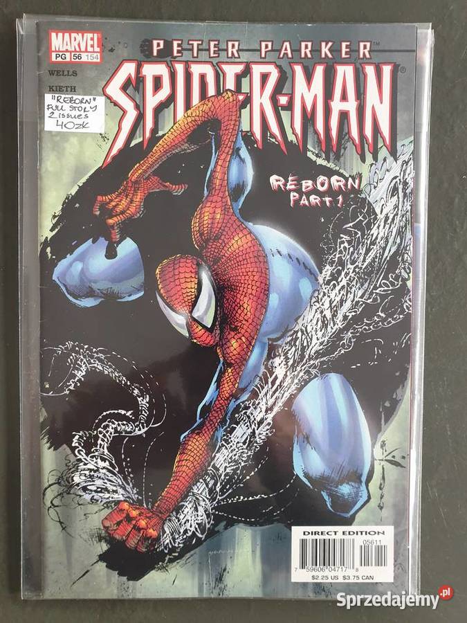 Peter Parker SpiderMan Reborn 2 komiksy Marvel Amerykańskie