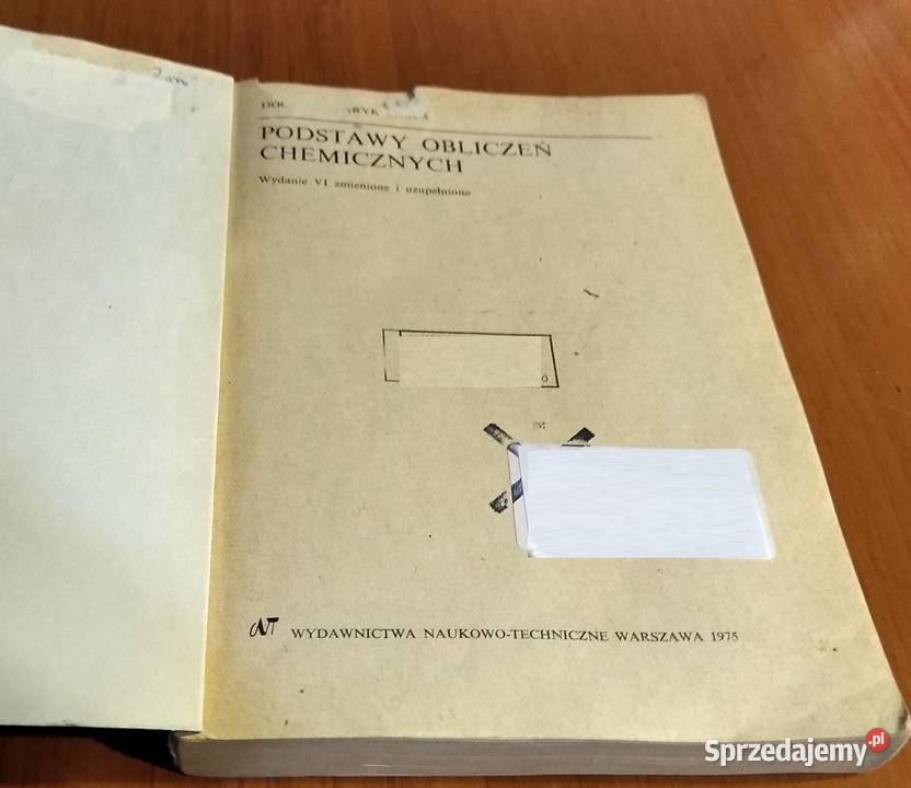 Podstawy obliczeń chemicznych Henryk Całus Gdańsk