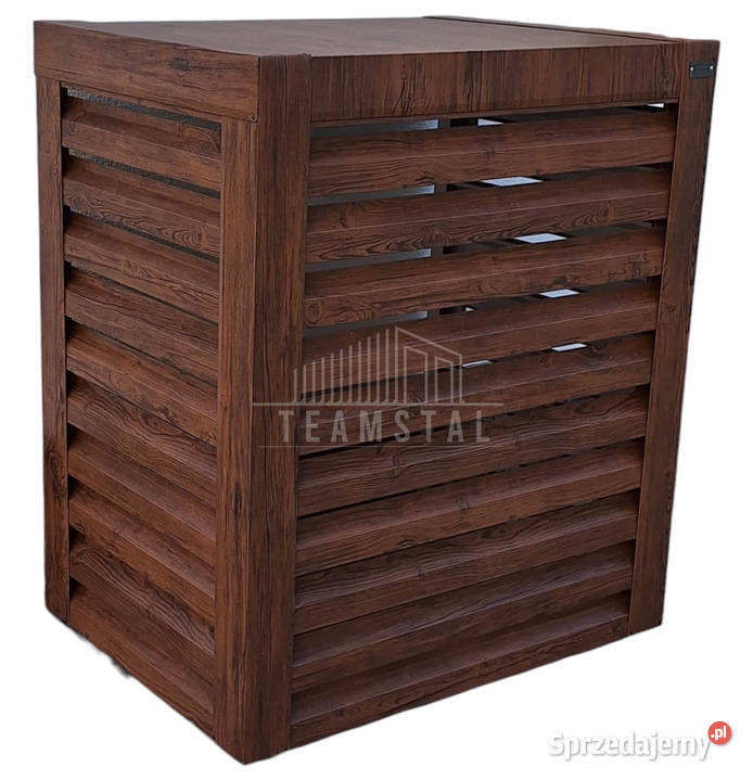 Osłona pompy ciepła 80x40x120 ciemny orzech Chodzież
