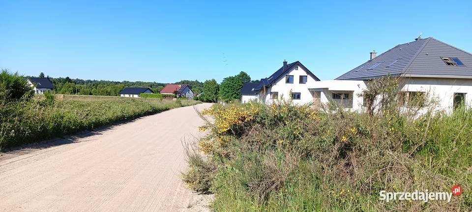 Działka w Domatowie k Wejherowa z mediami Domatowo