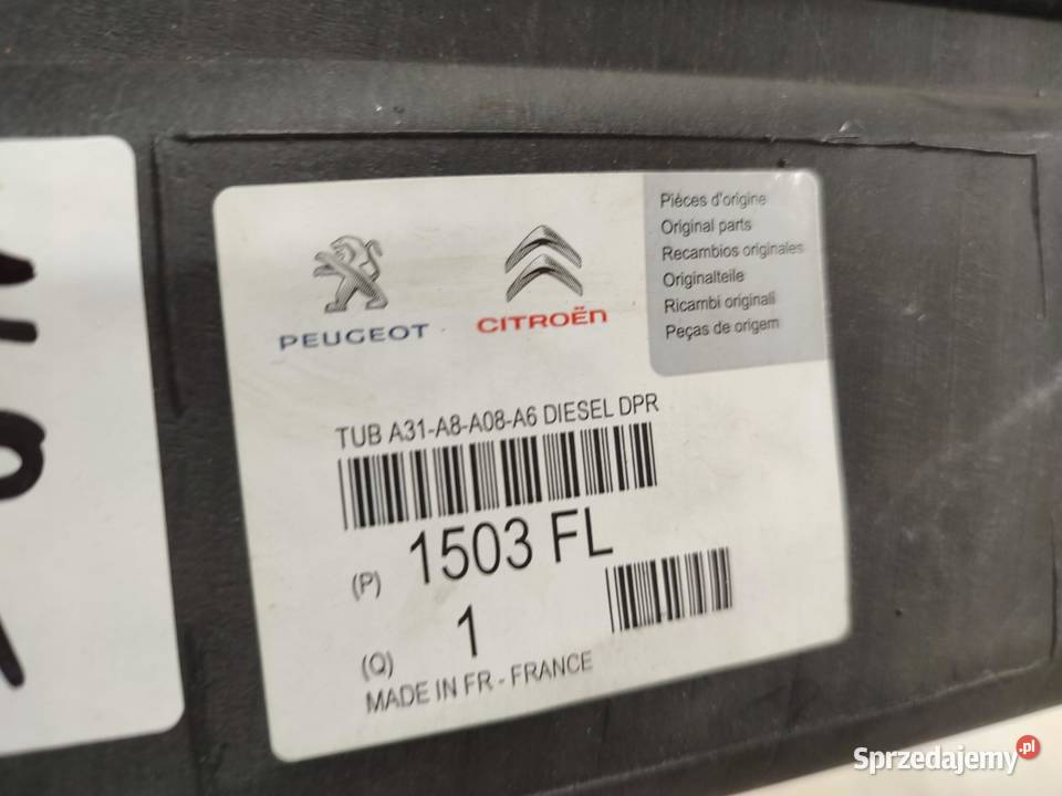 RURA WLEW PALIWA CITROEN C3 DIESEL HDI 1503FL lubelskie