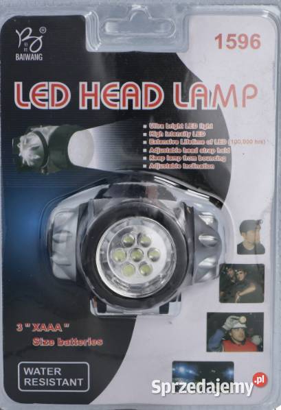 Lampka Latarka Czołowa na Głowę Turystyczna Ostrowy nad Okszą