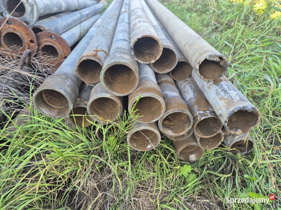 Rura ocynk 2 z demontażu słupek ogrodzenie