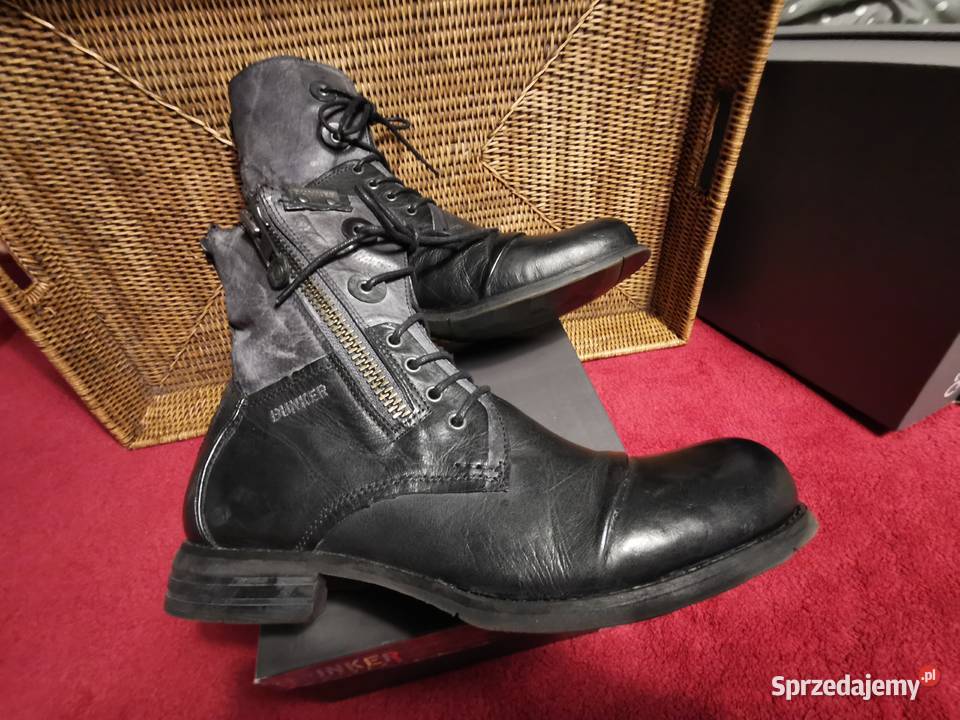 Trapery BUNKER 44 Skóra Naturalna Wkładka 285 Łask