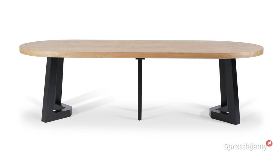 Stół Okrągły Flamingo fi 90 rozsuwany 210 Dąb 210cm Gliwice