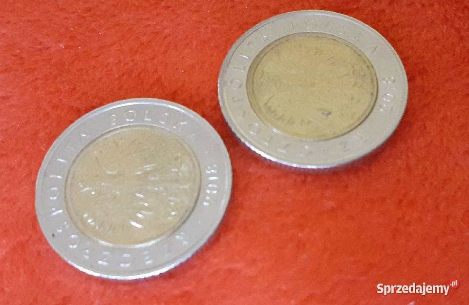 5 złotych 2018 unikat destrukt piękny okaz śląskie