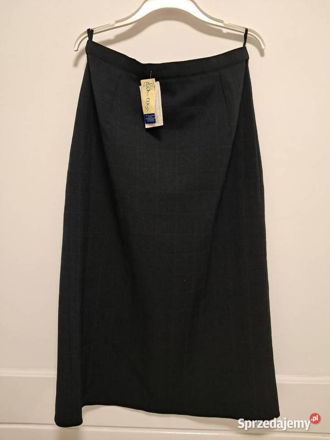 Żakiet ze spódnicą ciemnogranatowy 46 do Kraków