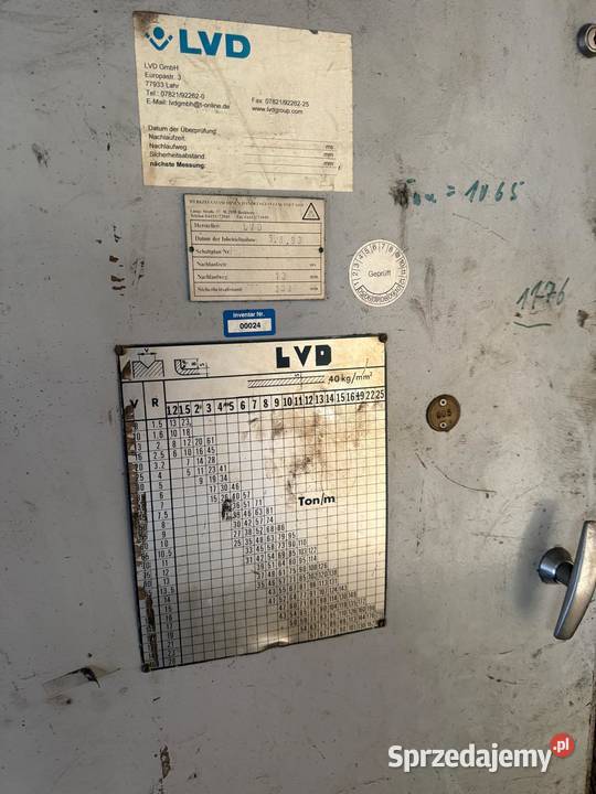 Krawedziarka 150 t LDV 4 metry Sieradz