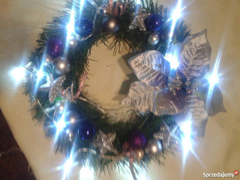 Wianki Świateczne inny kolor Rybnik