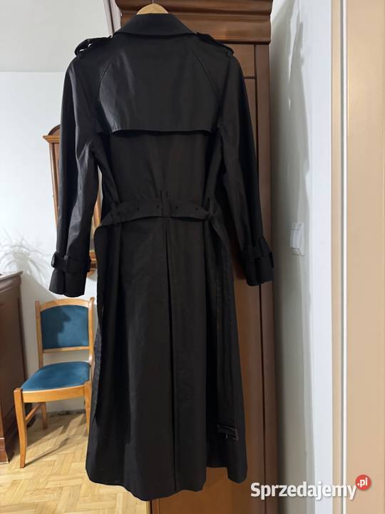 Płaszcz damski XS trencz czarny Massimo Dutti z Inny rodzaj