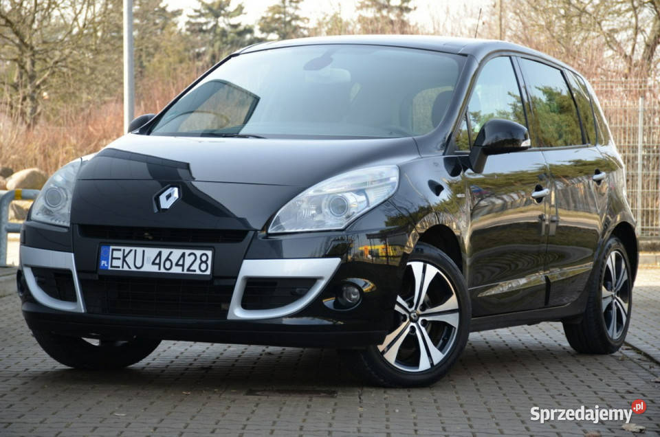 Renault Scenic Czarny 20i 16V 140 BOSE Panorama łódzkie Kutno