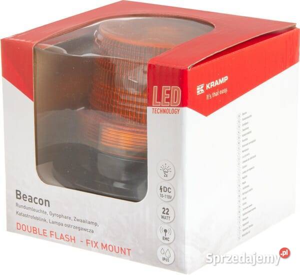 Lampa błyskowa LED 10110V przykręcana LA20062 Kamionna sprzedam