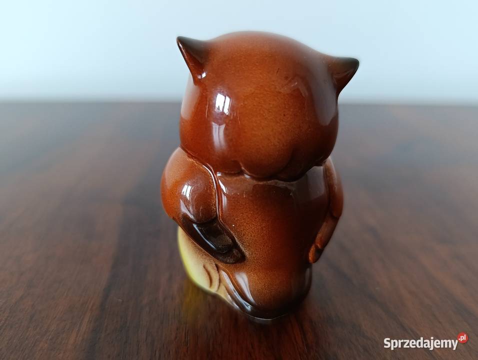 Goebel miniaturowa sowa figurka porcelana