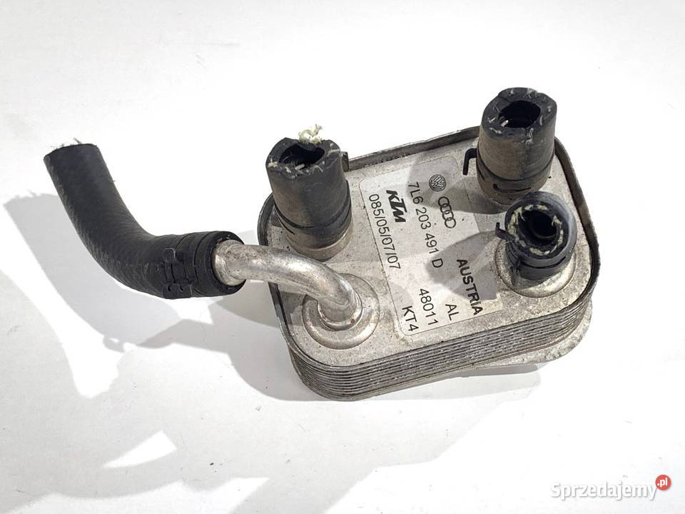 CHŁODNICZKA OLEJU AUDI Q7 4L 7L6203491D 30 233 osobowe Chłodnice oleju