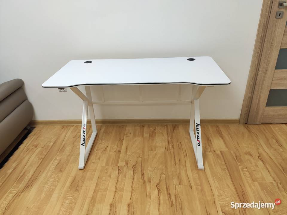 Biurko Gamingowe Huzaro Hero White Aluminiowe Biurka małopolskie Nowy Sącz